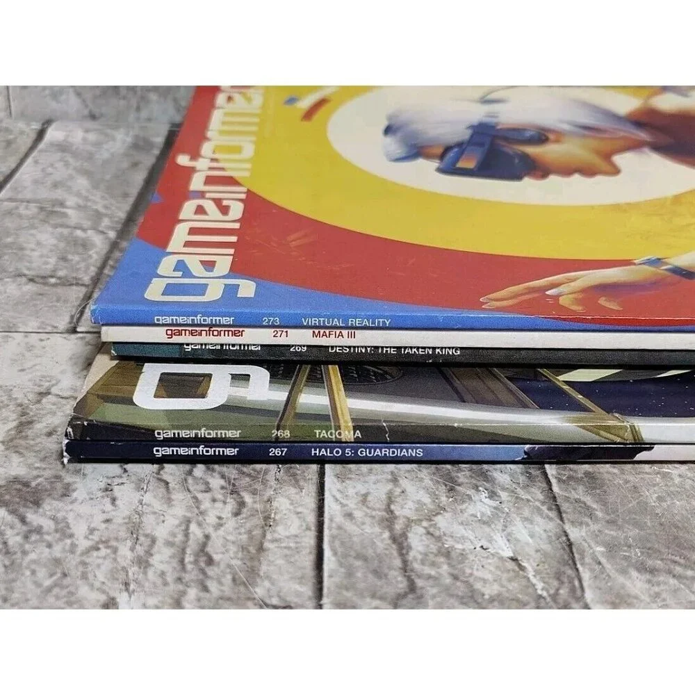 Lot Of 5 Game Informer Magazine Issues 267,268,269,271,273